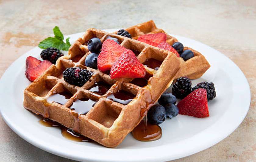 Lotus Steak Waffle