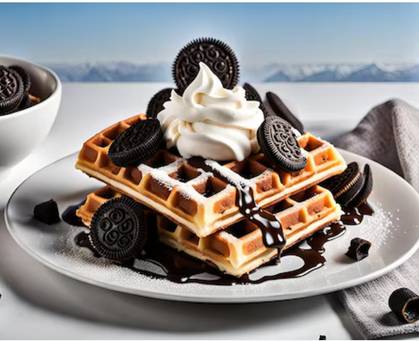 Oreo Steak Waffle