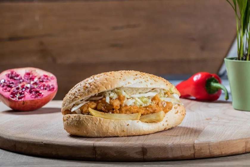 Chicken Schnitzel in a Bun