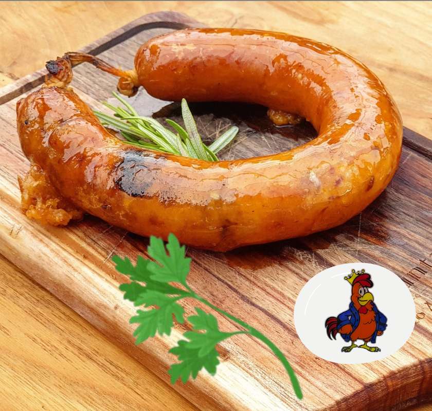 1 alheira de mirandela assada na brasa