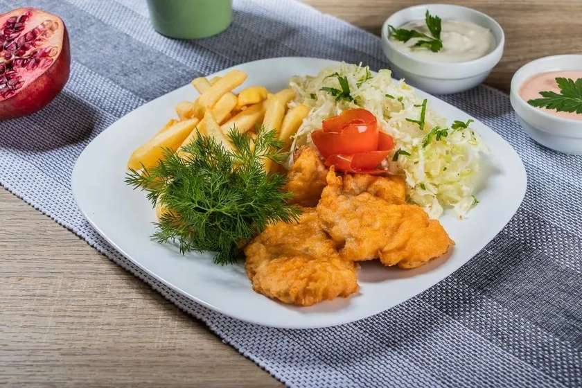 Chicken Schnitzel Meal