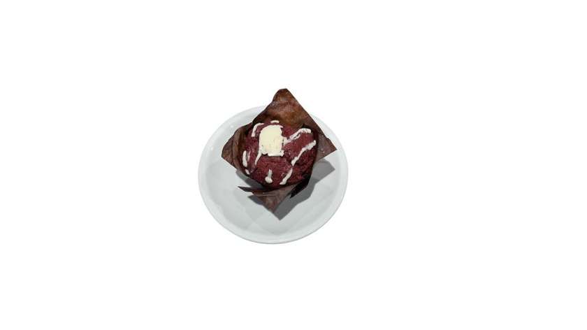 Red Velvet Muffin with Filling