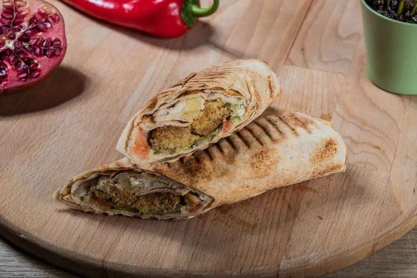 Falafel in a Flatbread