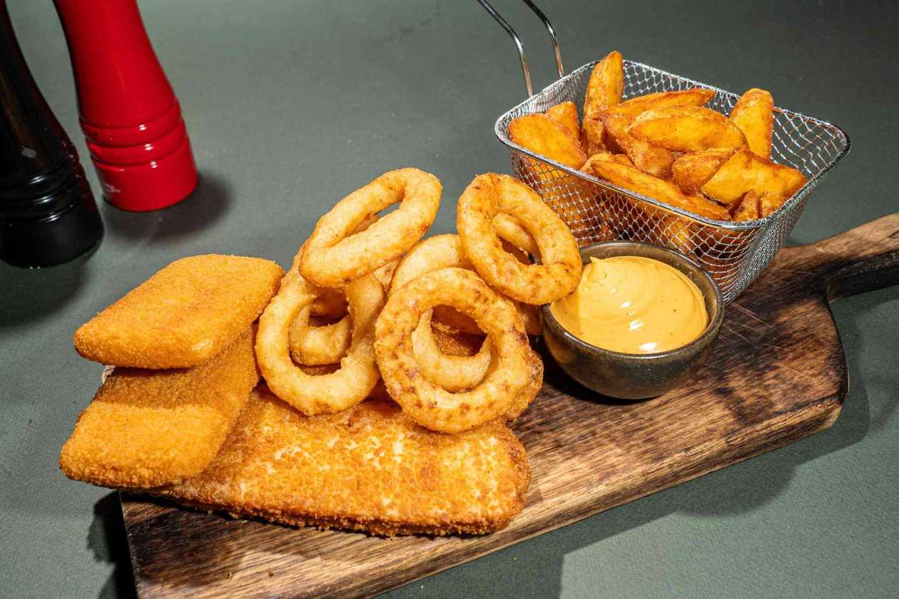 Combo Fish, Cheese and Onion+PEPSI 1,25 L