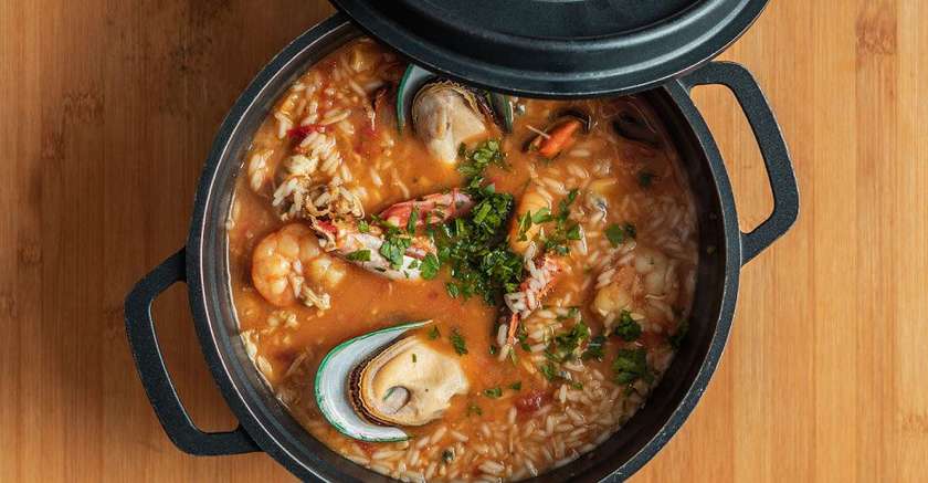 Seafood Rice for 2