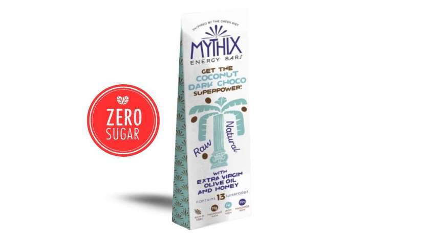 Mythix Energy Bar Coconut Dark Chocolate ZERO SUGAR