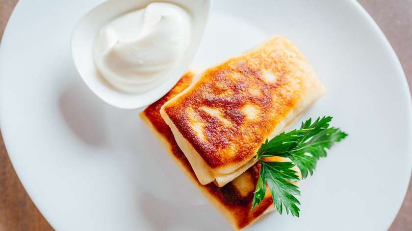 Блинчики с мясом