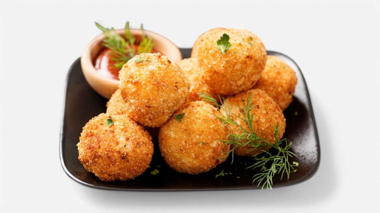 28. Fried shrimp balls