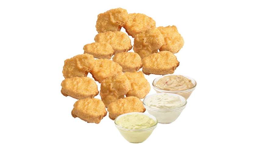 Chicken Nuggets 15 pcs + Dip 3 pcs