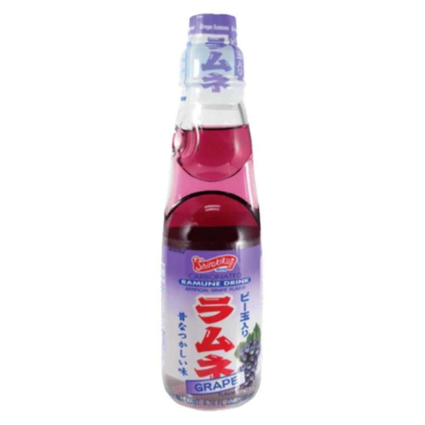 Japońska oranżada ramune o smaku winogronowym