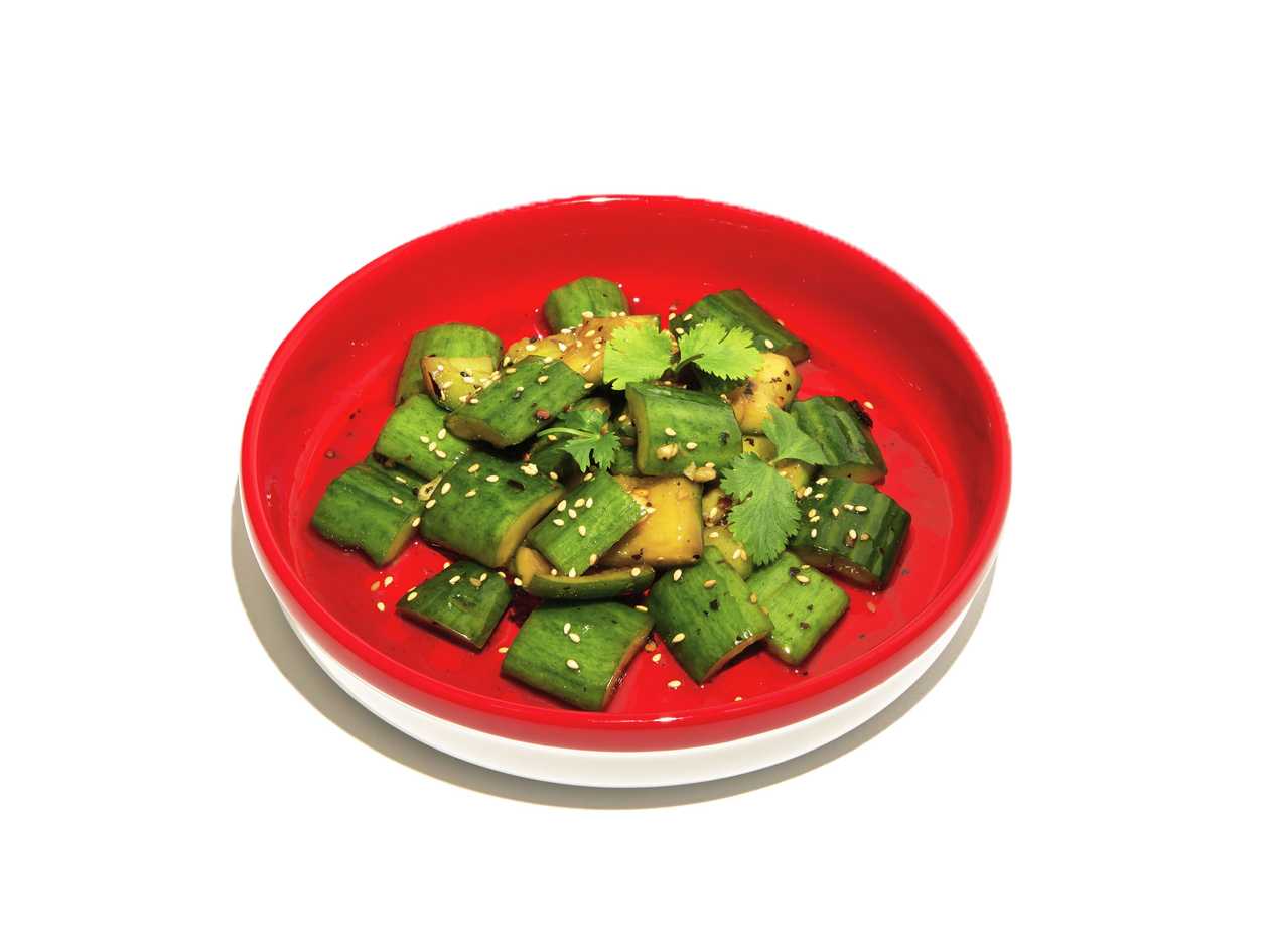 E4 Smashed Cucumber Salad