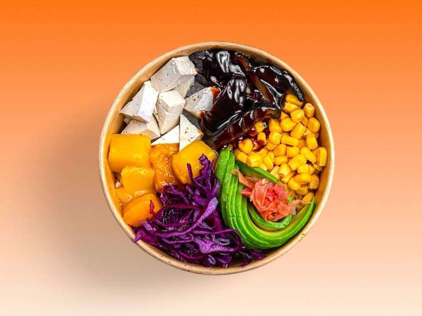 Mini vegan poke