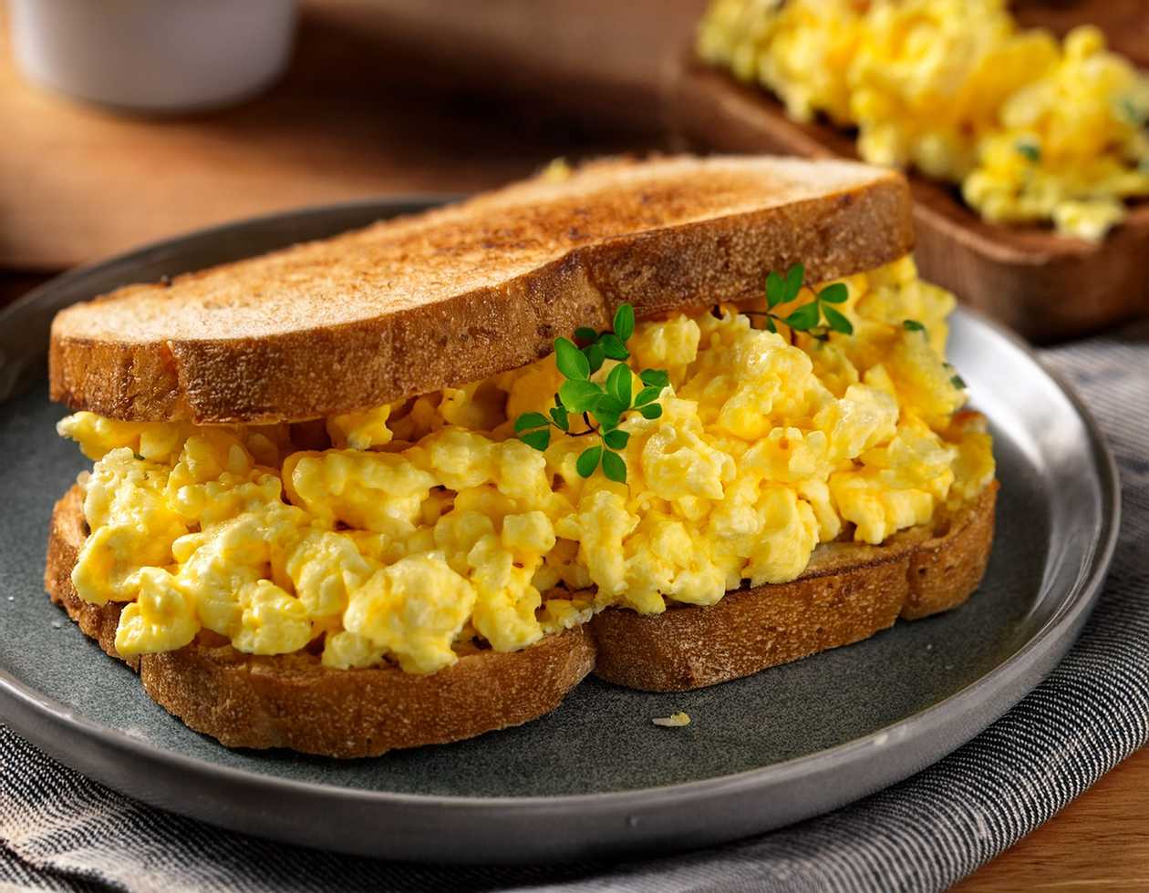 Scrambled Eggs Sandwich