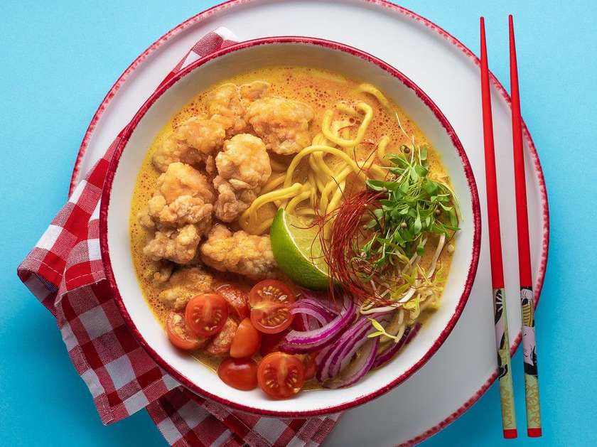 Карі лакса з курочкою