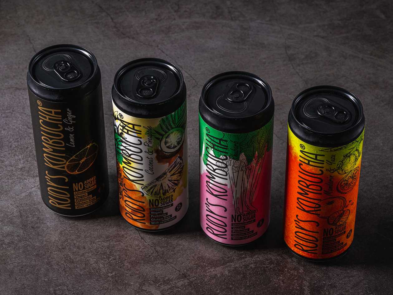 Rudy's Kombucha - Passion Fruit & Mango 330 ml