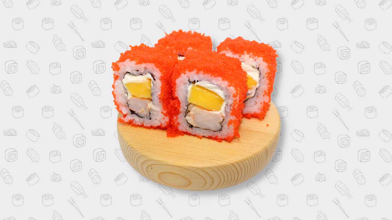 134. Mango ebi maki - 8 gab.