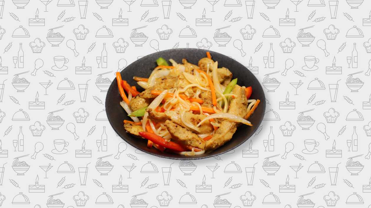 701. Noodles with chicken