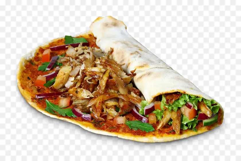Lahmacun arası dönər toyuq ilə