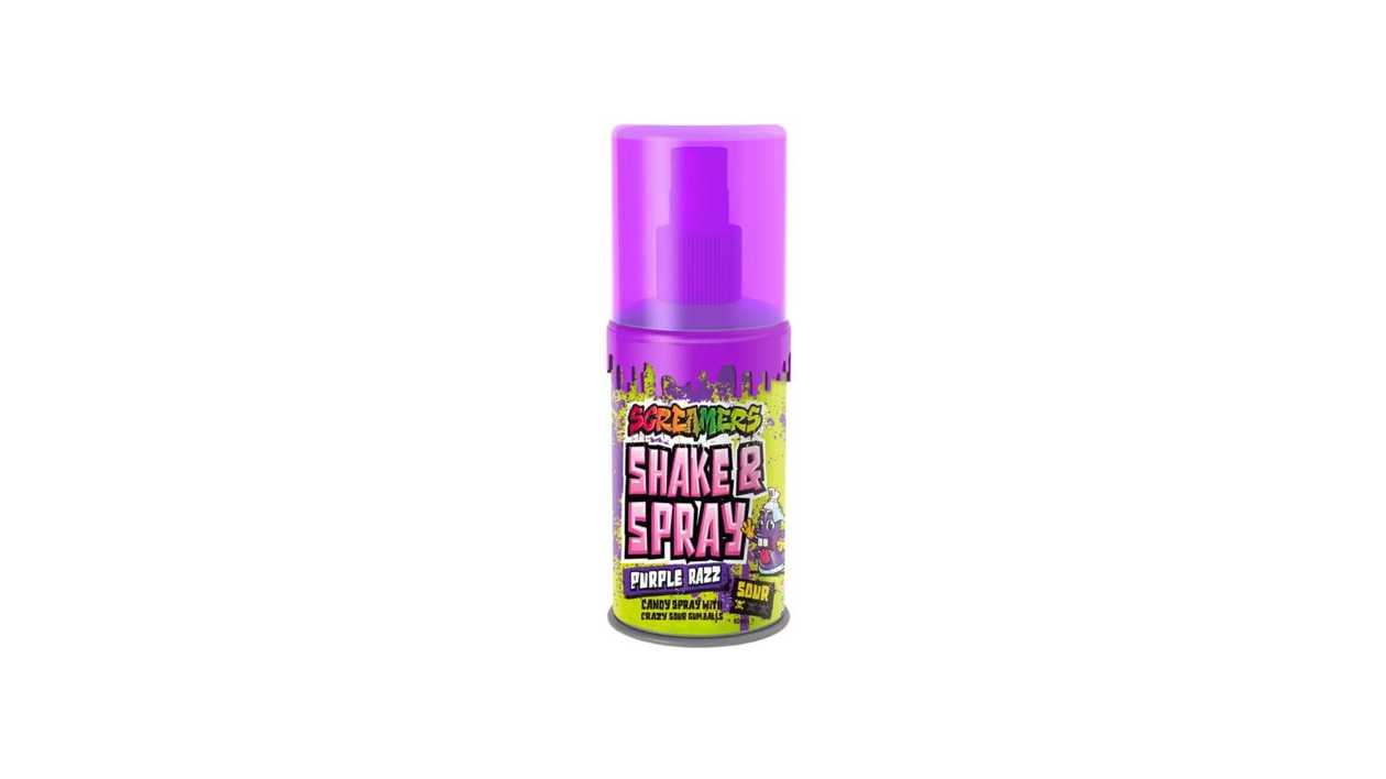 Zed Candy Screamers Purple Raspberry Shake & Spray 60ml