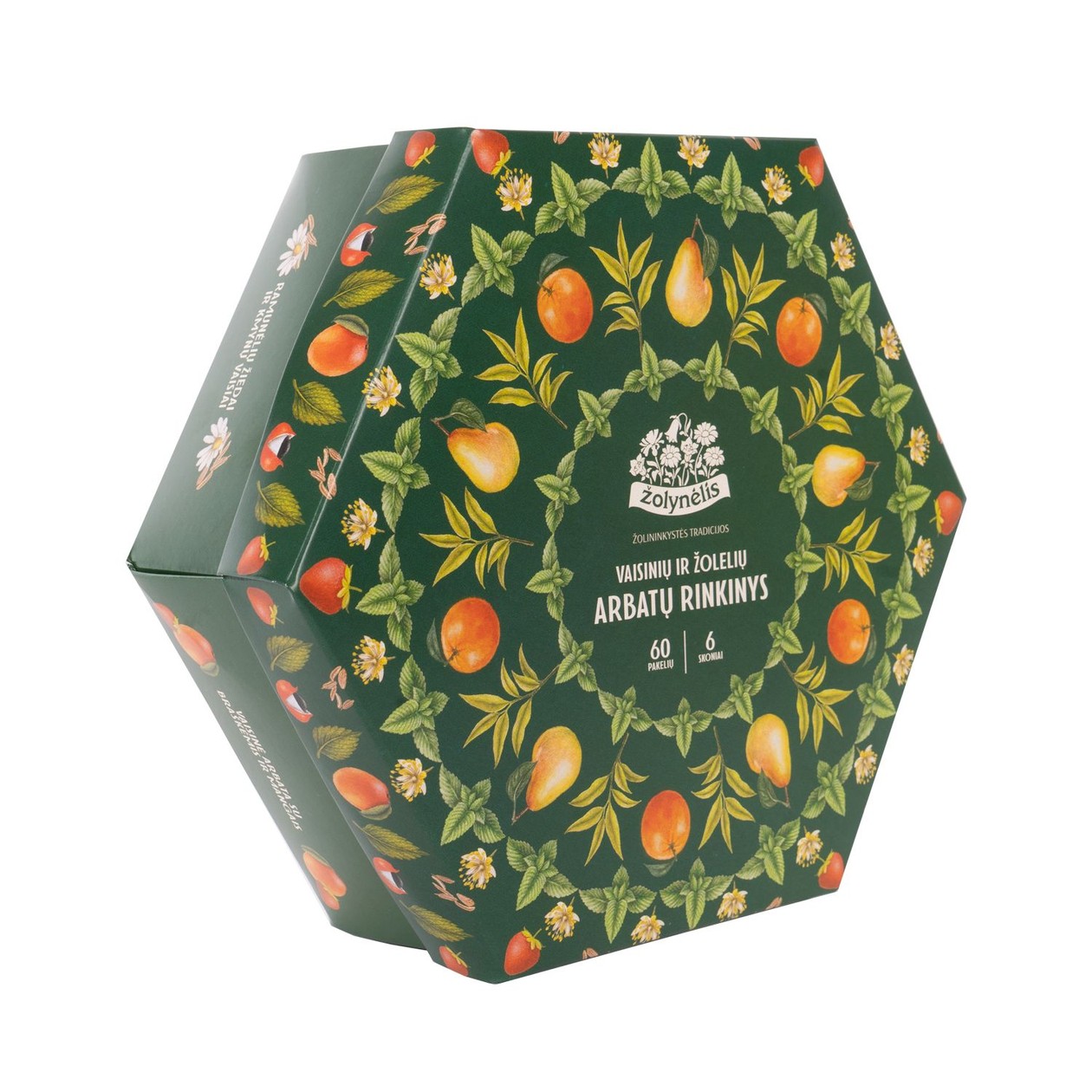 Fruit & Herbal Tea Set ŽOLYNĖLIS, 60pcs (expires soon)