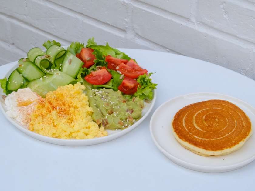 Scrambled Eggs with Guacamole