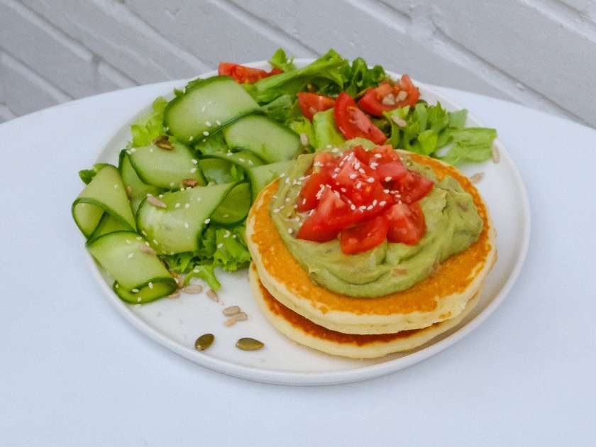 Pancakes with Guacamole