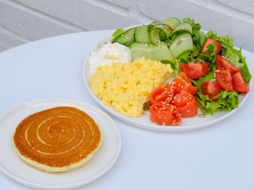 Scrambled Eggs with Salmon