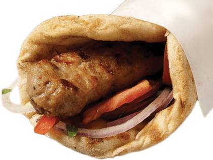Beef-Mutton Kebab Pita Bread