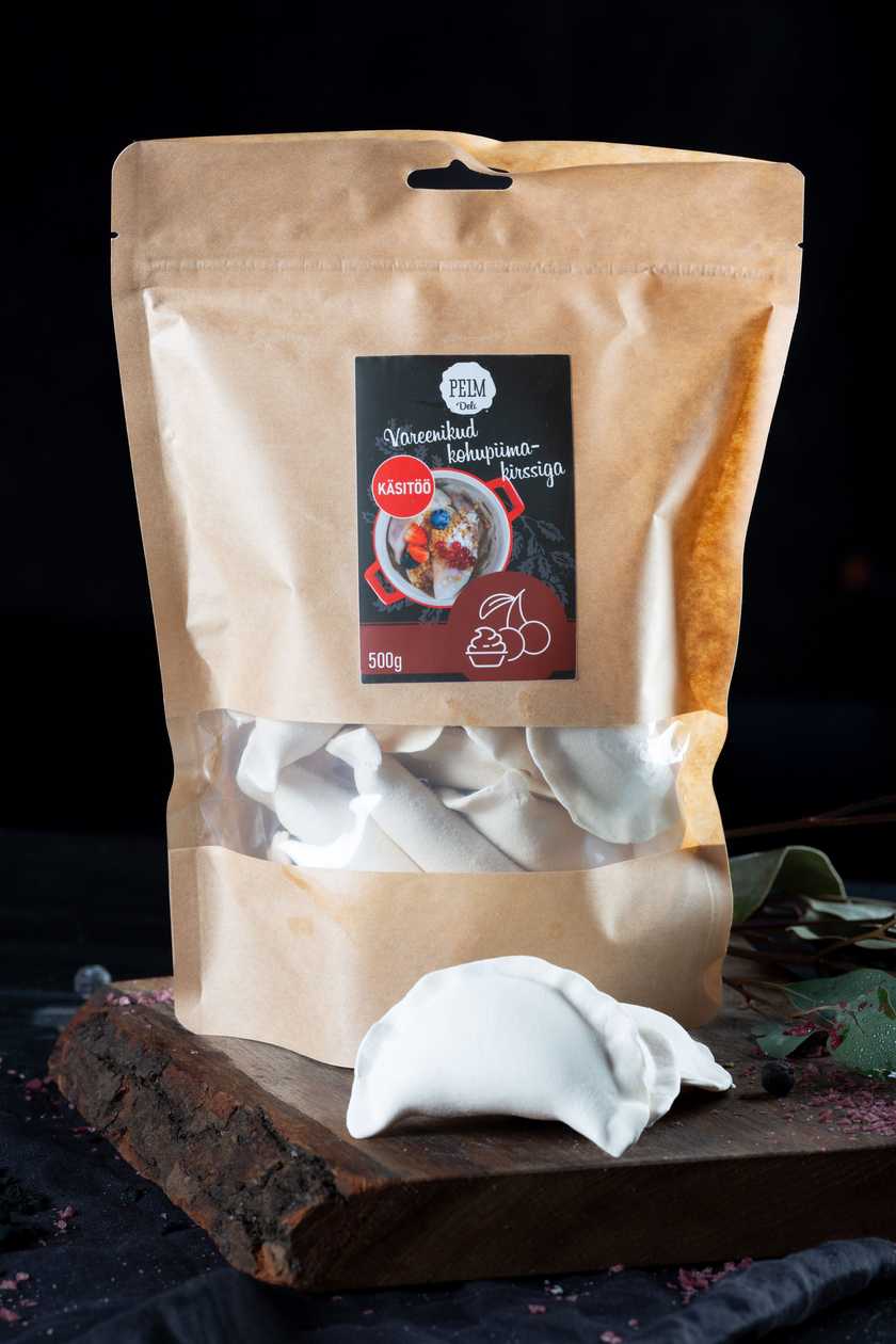 Frozen vareniki with curd-cherry filling 500g