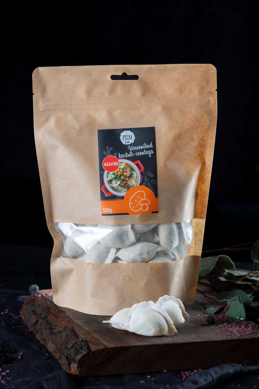 Frozen vareniki with potato-mushroom filling 500g