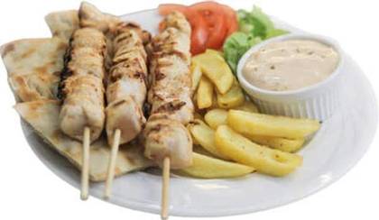 Kalamaki Chicken on Plate