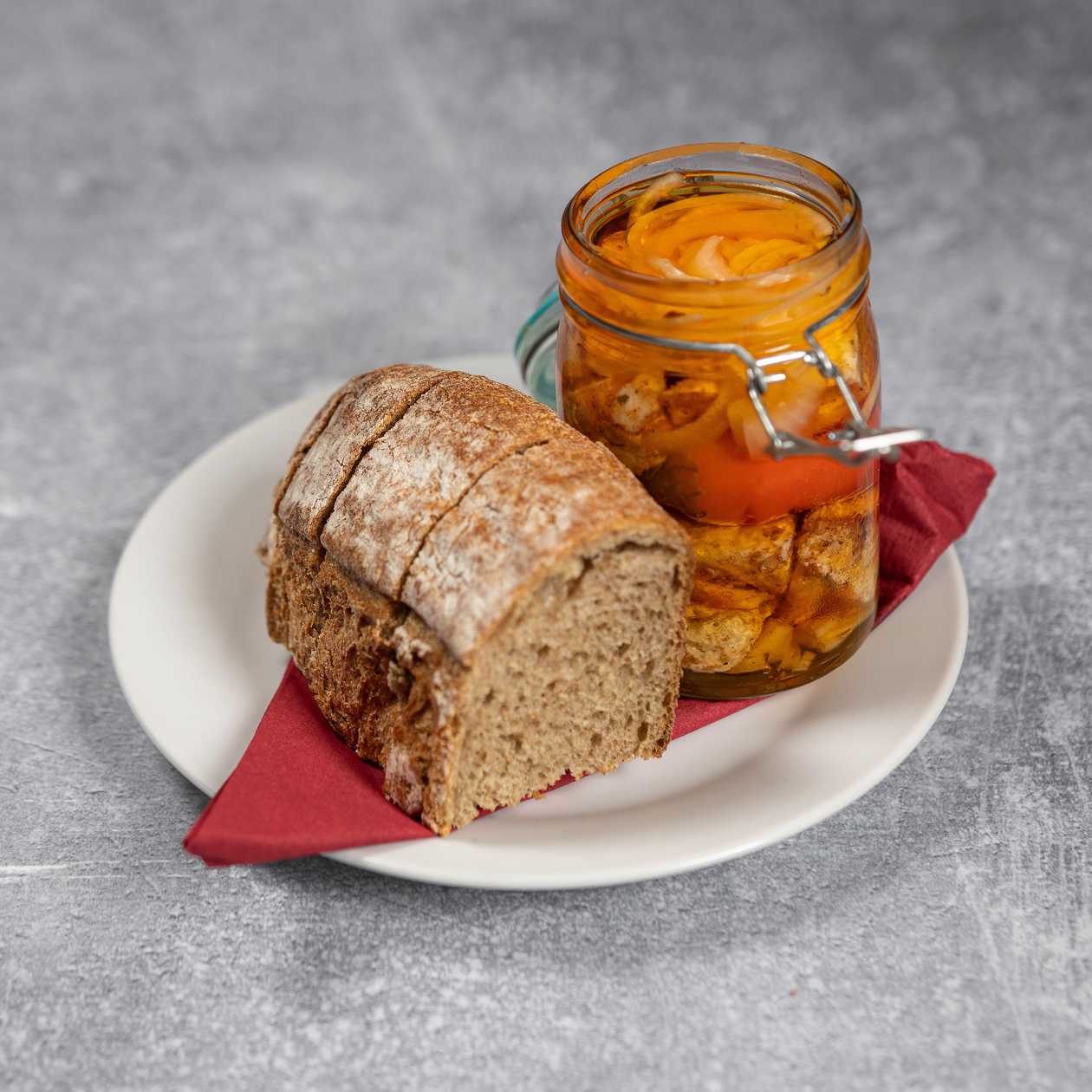 100g Pickled Camembert, Sourdough Bread