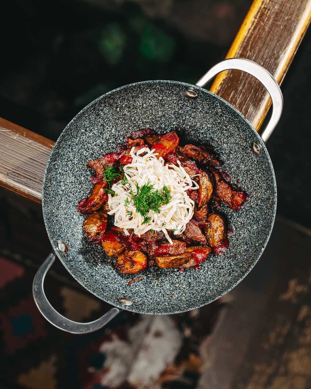 Pomegranate Stir-Fry