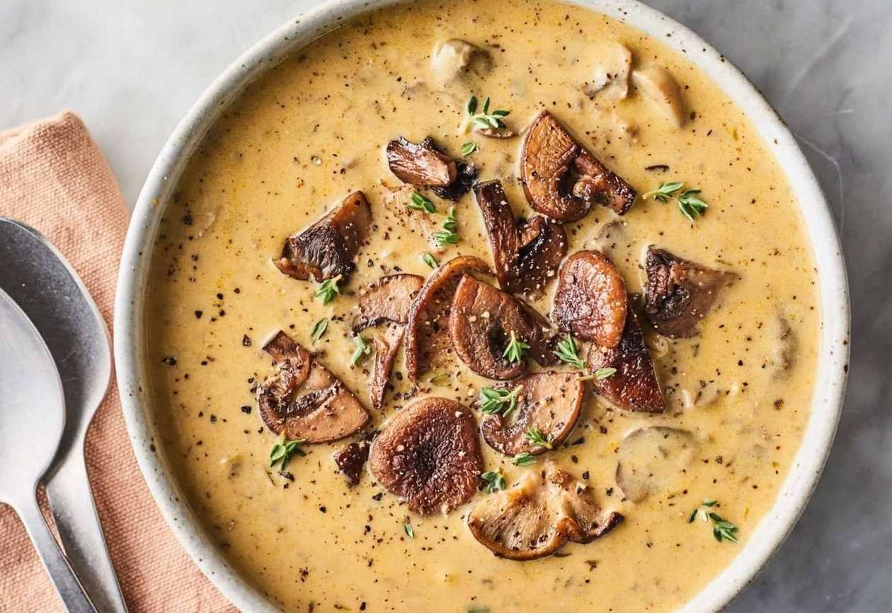 ❄️Mushroom cream soup