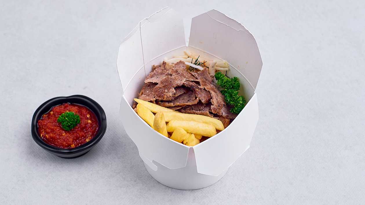 Kebab box with beef