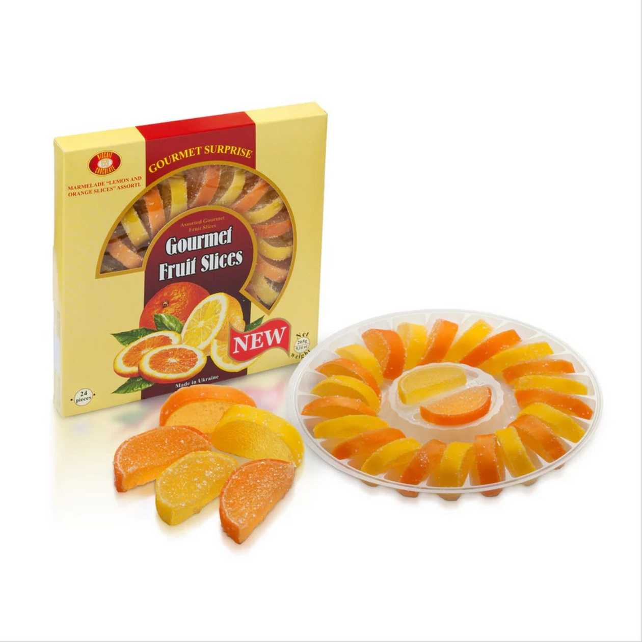 Žele "Pomerančové a Citronové plátky"