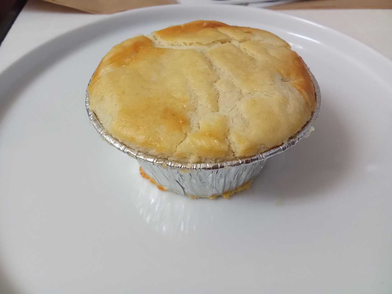 Empada de frango com cream cheese