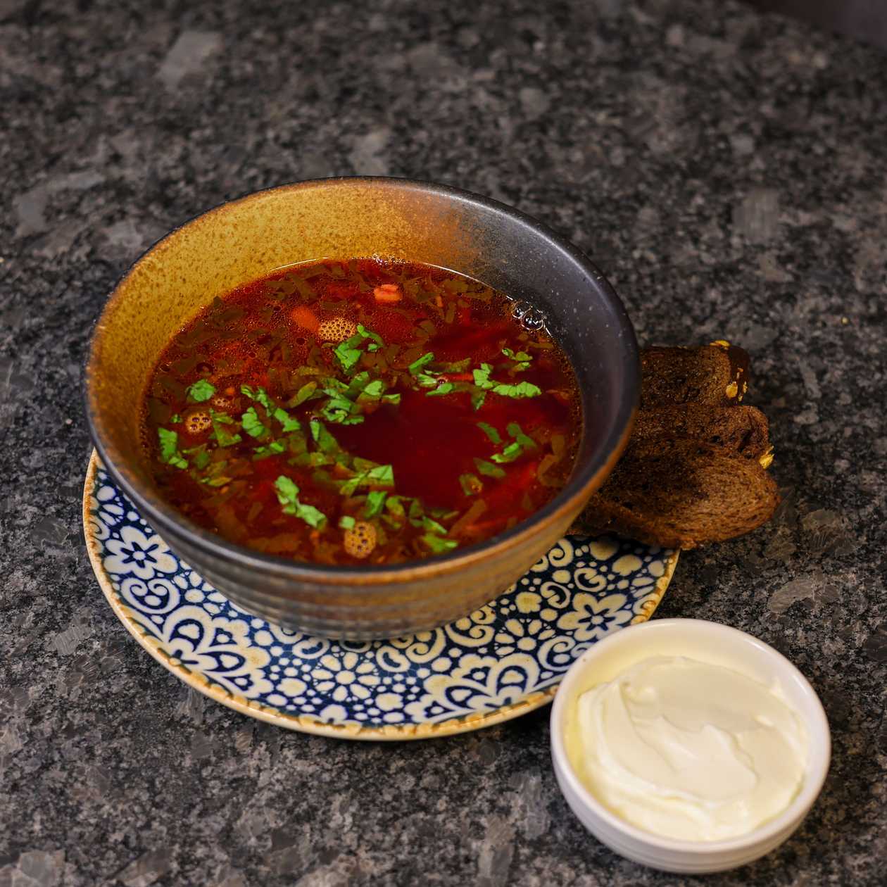 Borsh With Veal Meat