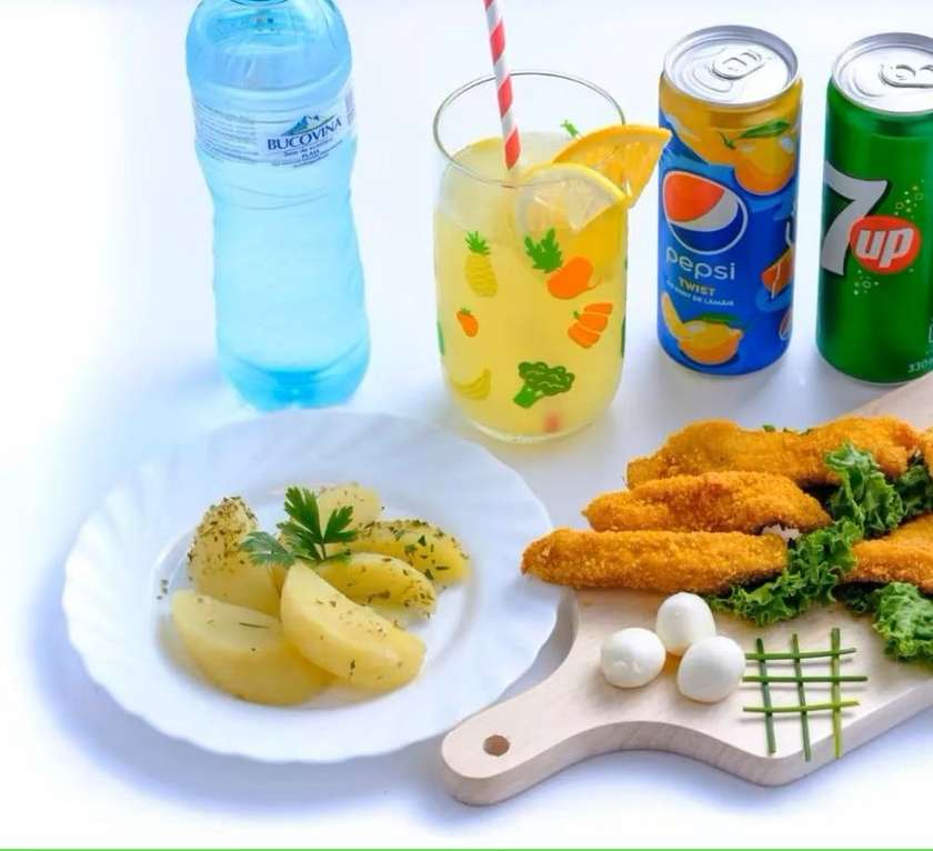 Drink menu Crispy chicken