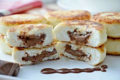 ❄️Cottage cheese fritters with chocolate (1 pack/12 pcs.)