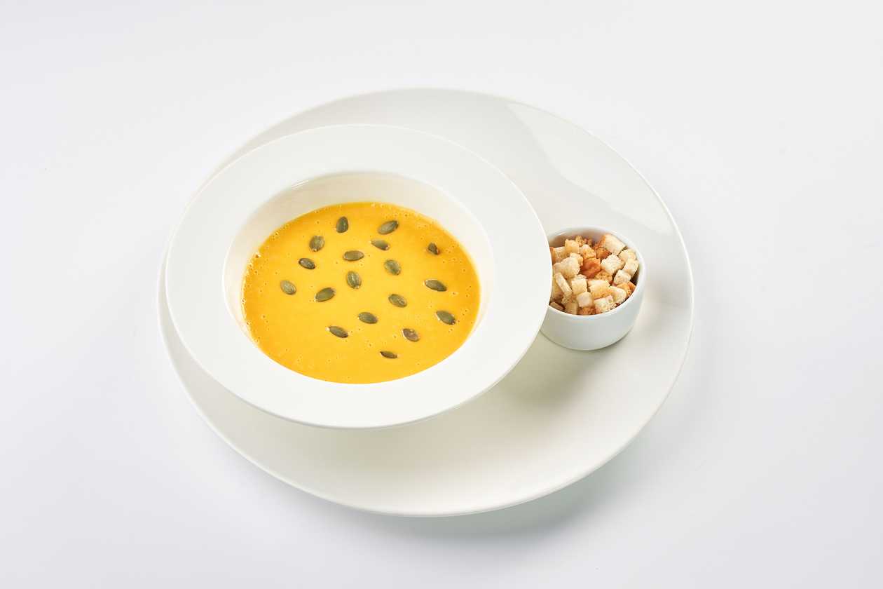 Creamy pumpkin soup