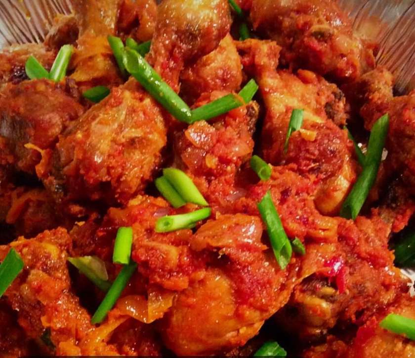 Peppered Chicken & Yam chips