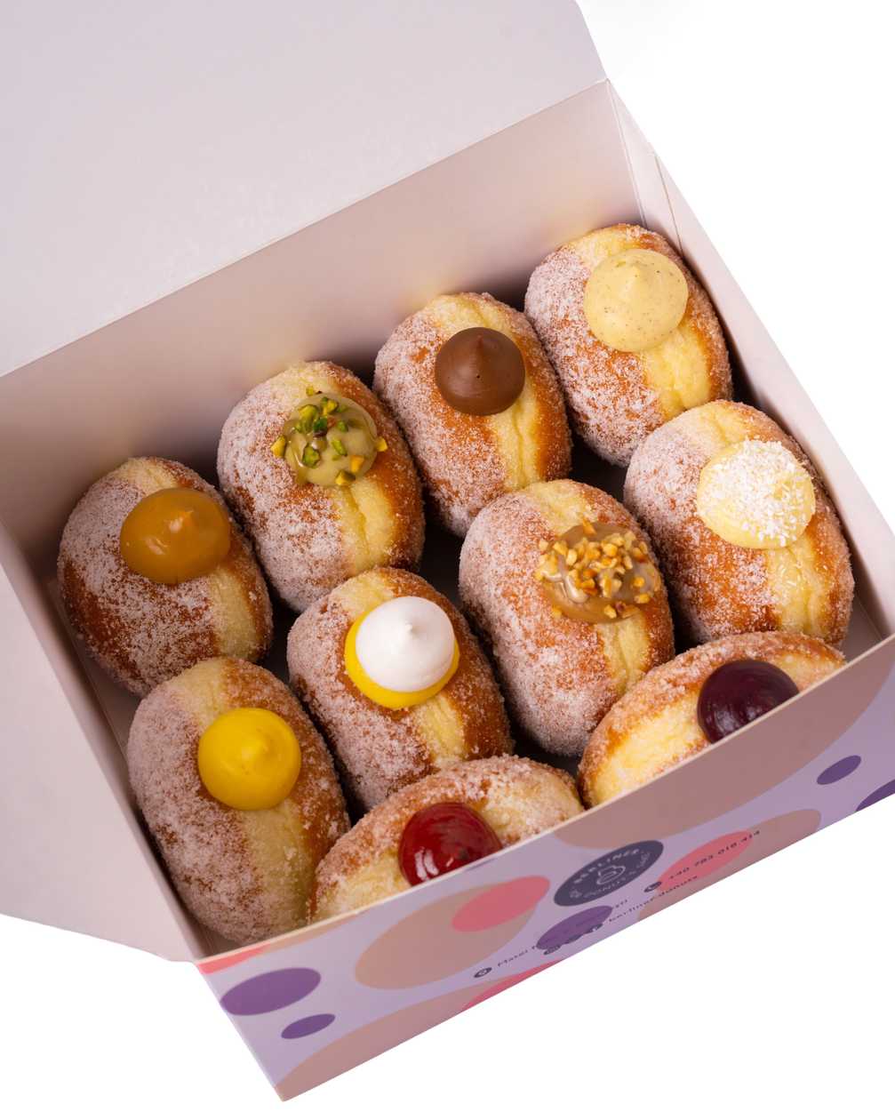 Box with 10 Mini Donuts