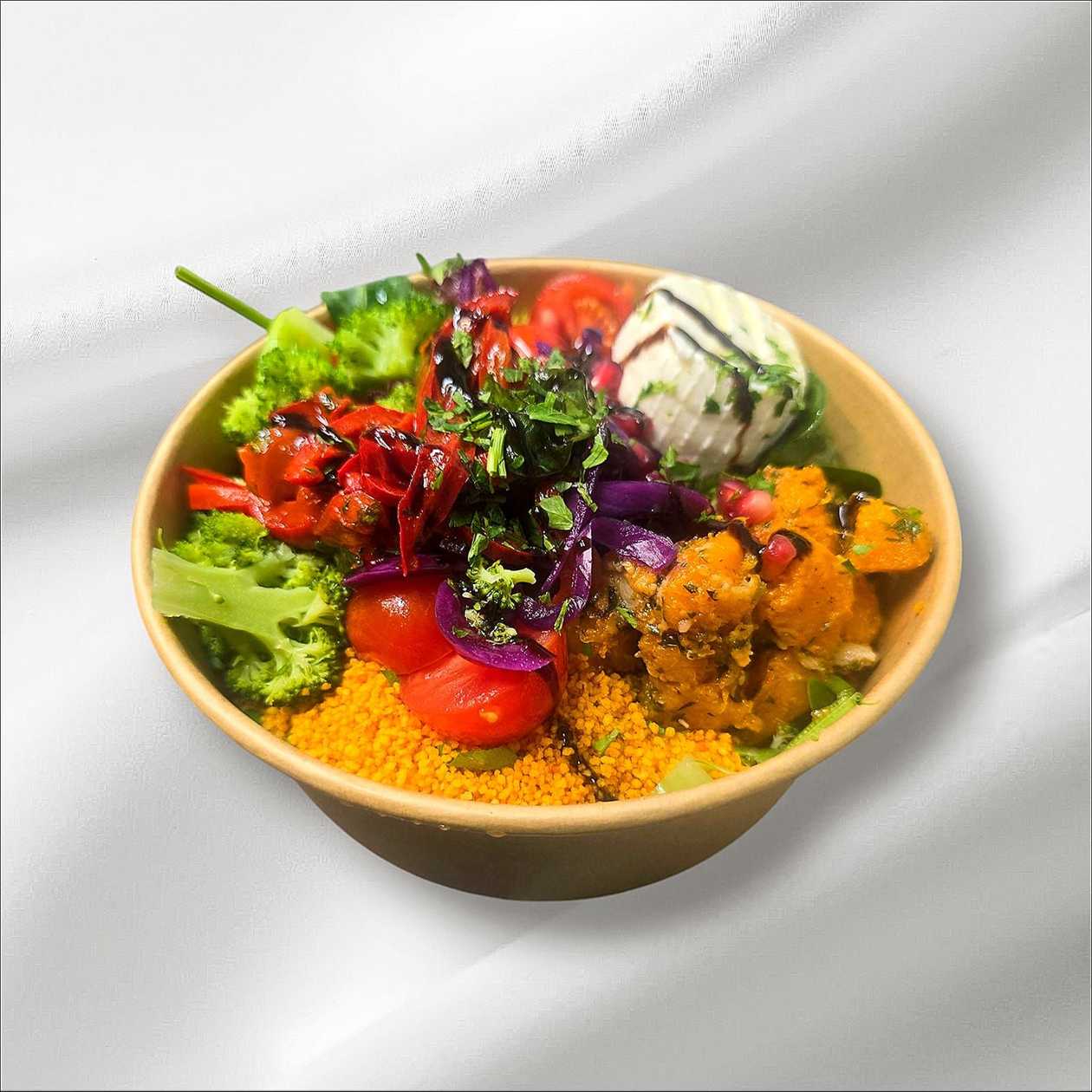 Roasted Pumpkin & Local Gbejna Salad 🥬