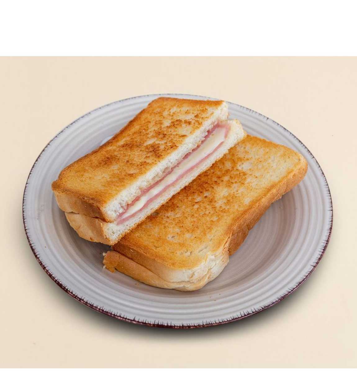 Ham & Cheese White Toast