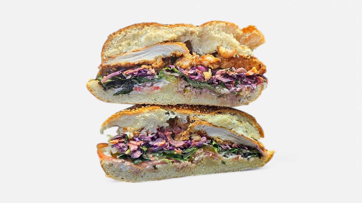 Fried Chicken Ftira 🍗