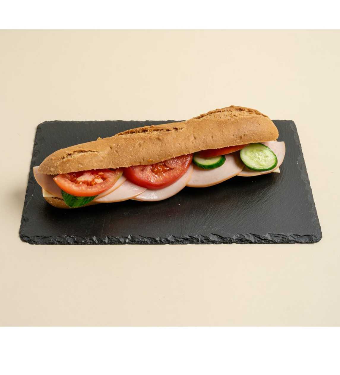Turkey Cheese Sandwich Brown Bread