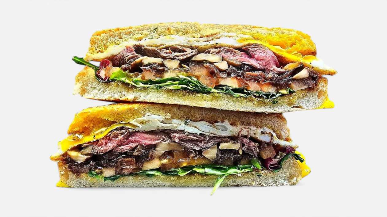 Steak & Egg Gourmet Ftira 🥩