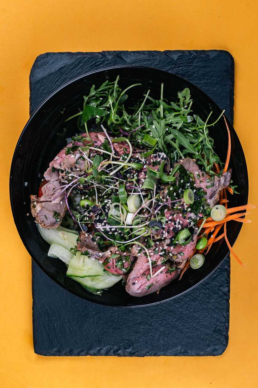Bistro Roastbeef chimichurri Rice Bowl