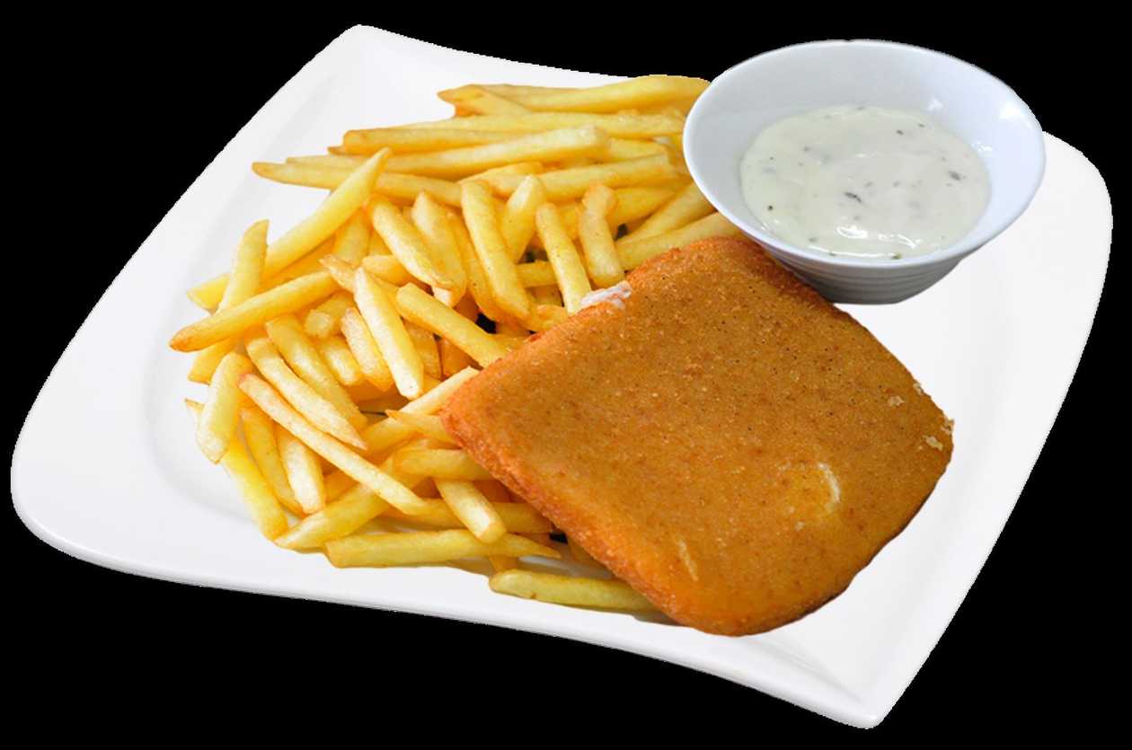 48. Fried Cheese with Fries